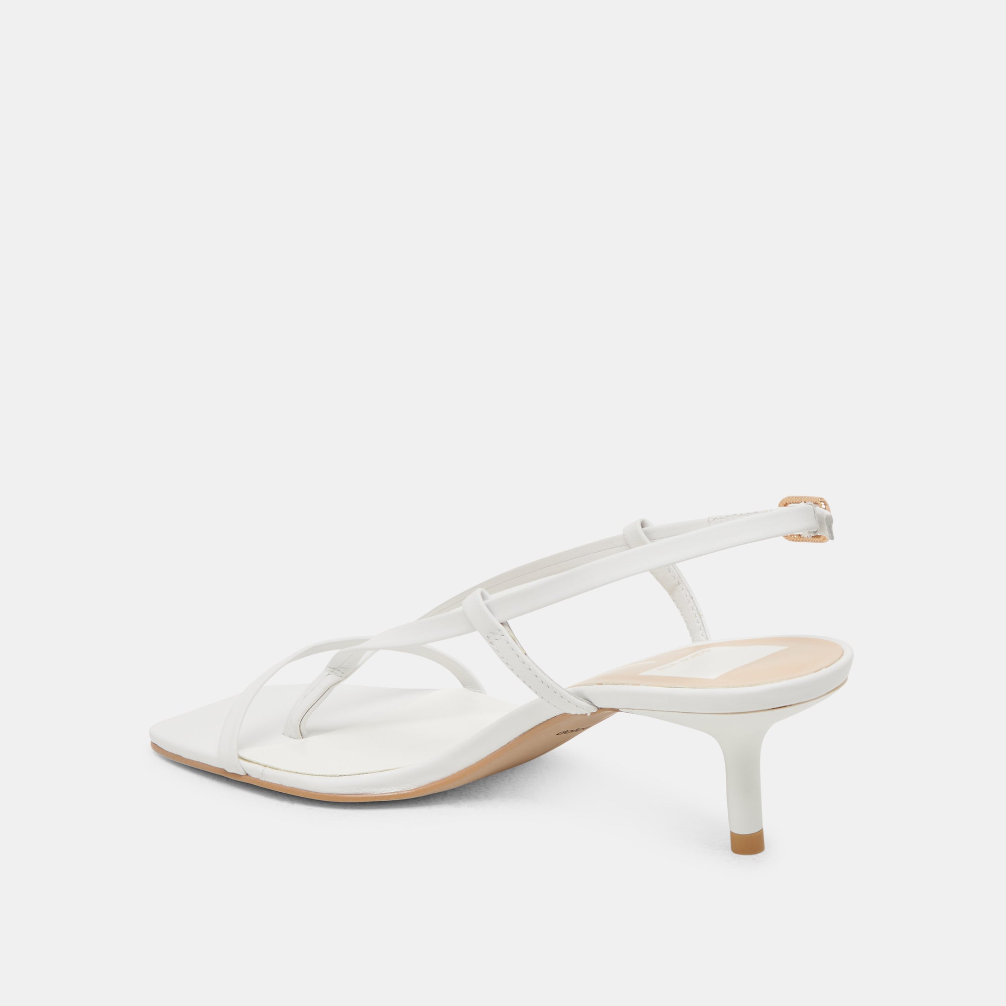 LAURY HEELS Women's True White Leather High Heels - Elegant Dress Shoes for Weddings, Parties & Office Wear