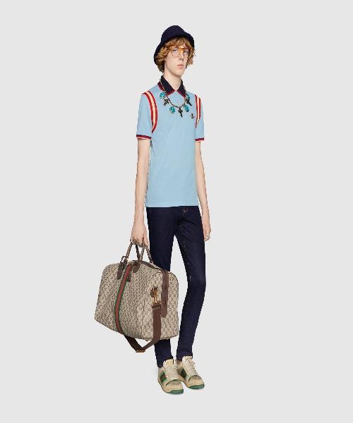 Gucci Ophidia GG Large Carry On Duffle Bag - Luxury Designer Travel Duffel for Women & Men - Perfect for Weekend Getaways, Gym & Air Travel