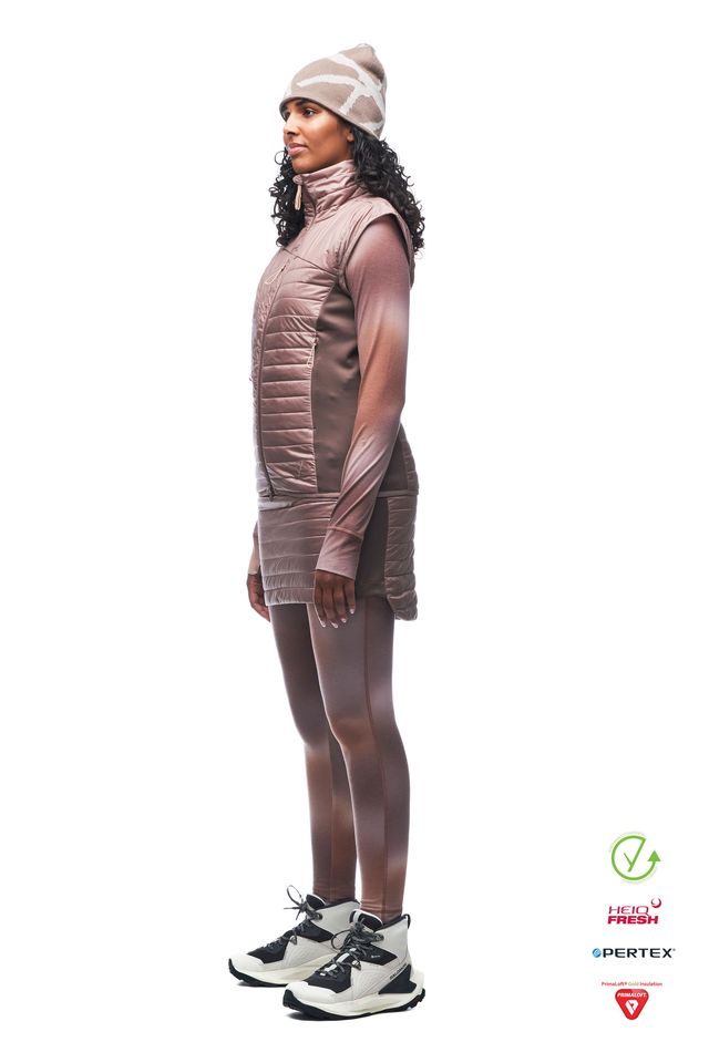 Indyeva Garma III Vest for Women - Lightweight & Stylish Outdoor Layering for Hiking, Travel & Casual Wear