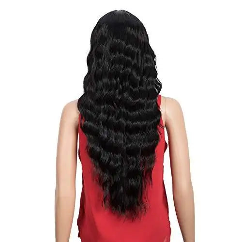 Natural Wavy Hair Wig with Bangs for Women - Soft & Realistic Synthetic Hairpiece for Daily Wear, Cosplay & Costume Parties