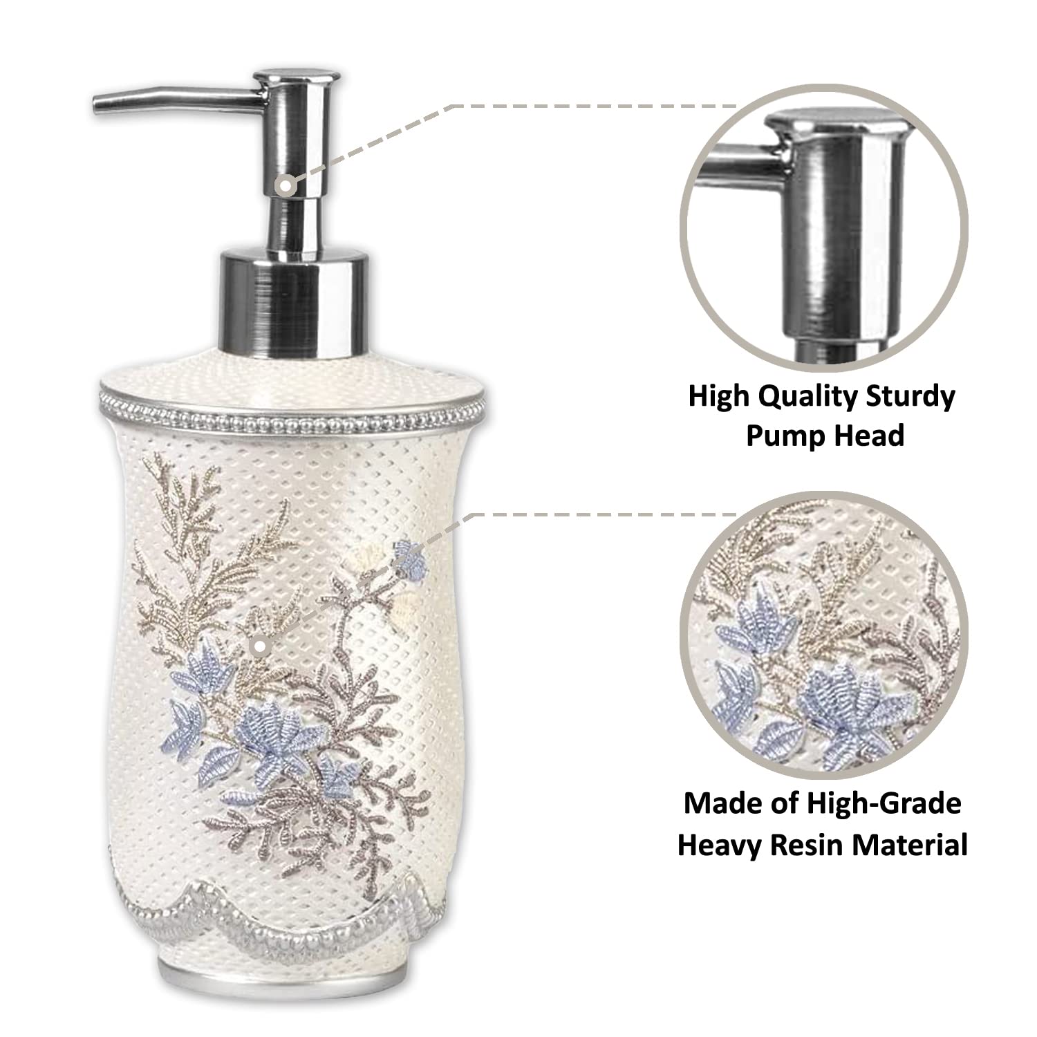 Premium Bath Lotion Pump Capri - Beige | High-Quality Dispenser for Shower & Bathroom Essentials | Perfect for Liquid Soap, Shampoo & Body Wash