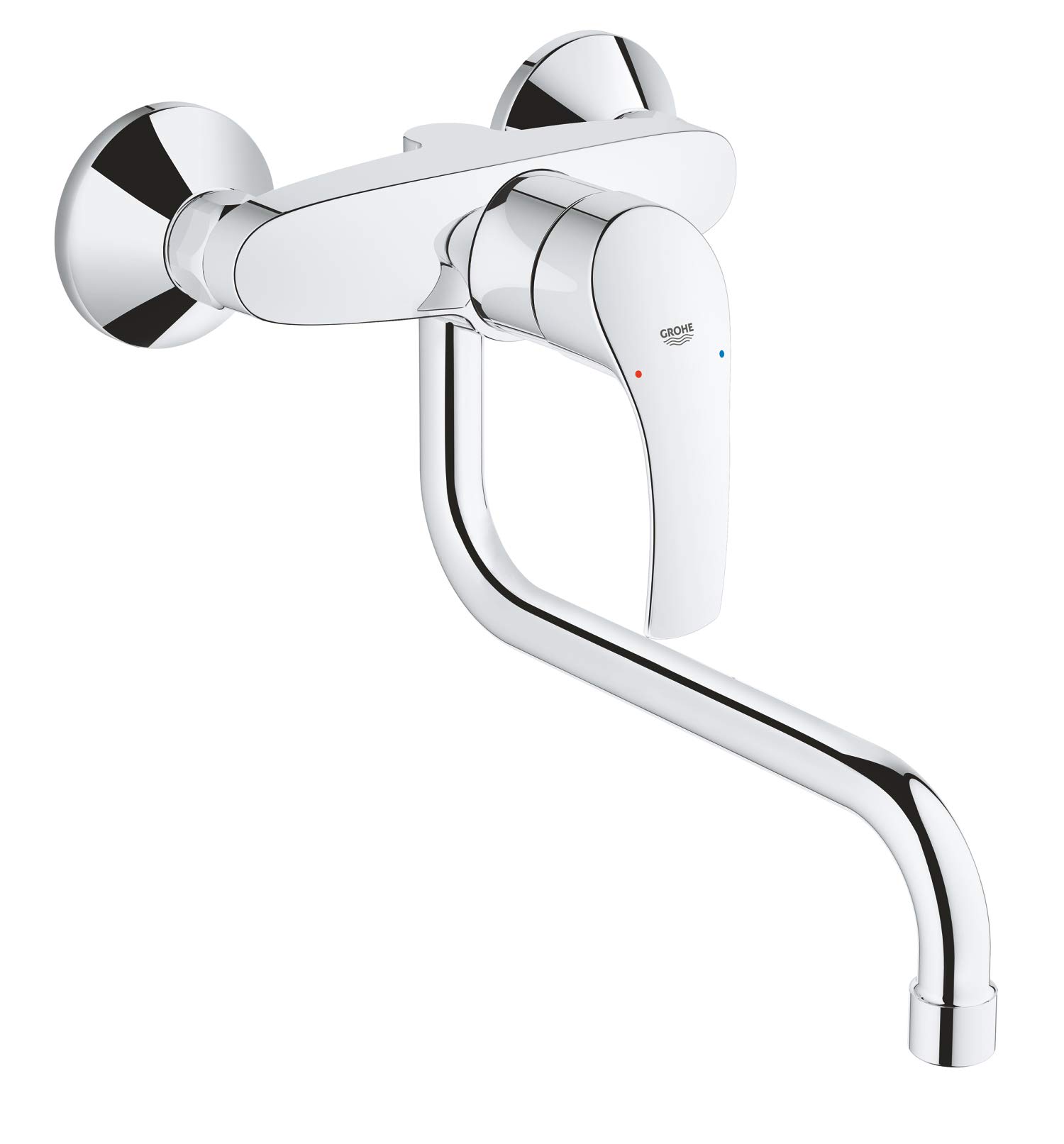 GROHE Eurosmart 360° Rotating Kitchen Faucet - Model 32224002 | Perfect for Modern Kitchens & Easy Dishwashing