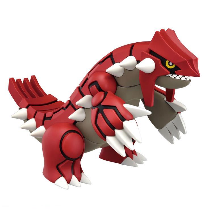 Bandai Pokemon Groudon Action Figure Model Kit - Collectible Building Toy for Kids & Adults | Perfect for Display, Gifts, and Pokemon Battles