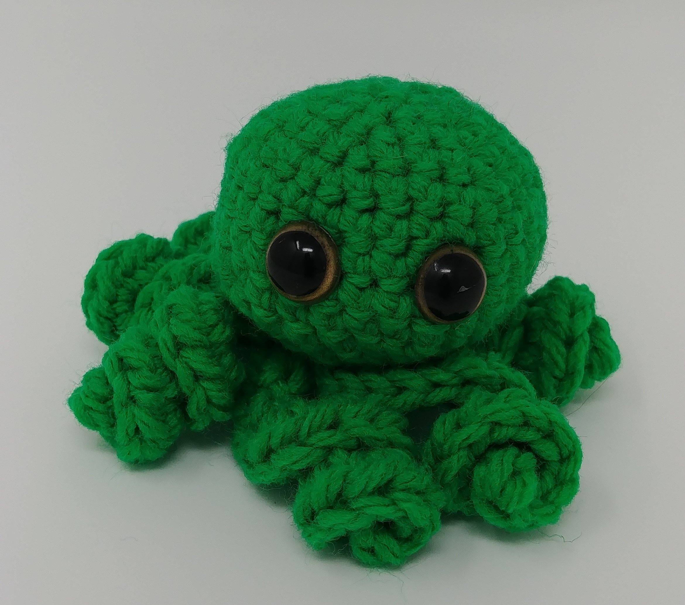 Mini Octopus Crochet Plush Toy - Soft Handmade Stuffed Animal for Kids, Cute Ocean Themed Nursery Decor | Perfect Baby Shower Gift & Toddler Comfort Toy