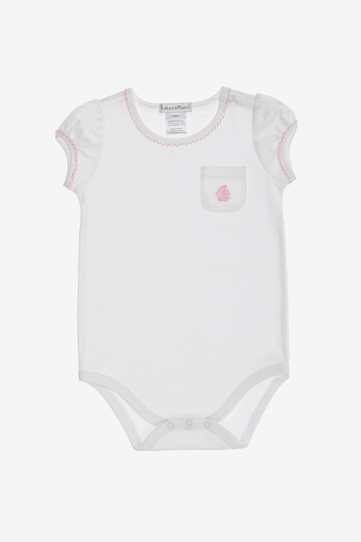 Soft Cotton Baby Onesie - Bateau Neckline for Girls | Comfortable & Stylish Outfit for Playtime & Everyday Wear