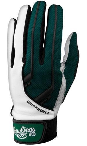 Rawlings 1050 Workhorse Batting Gloves - Durable Baseball & Softball Gloves for Training & Games - Perfect for Hitting Practice & Fielding