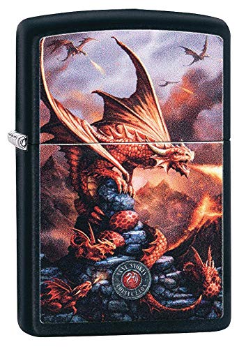 Black Matte Red Dragon
