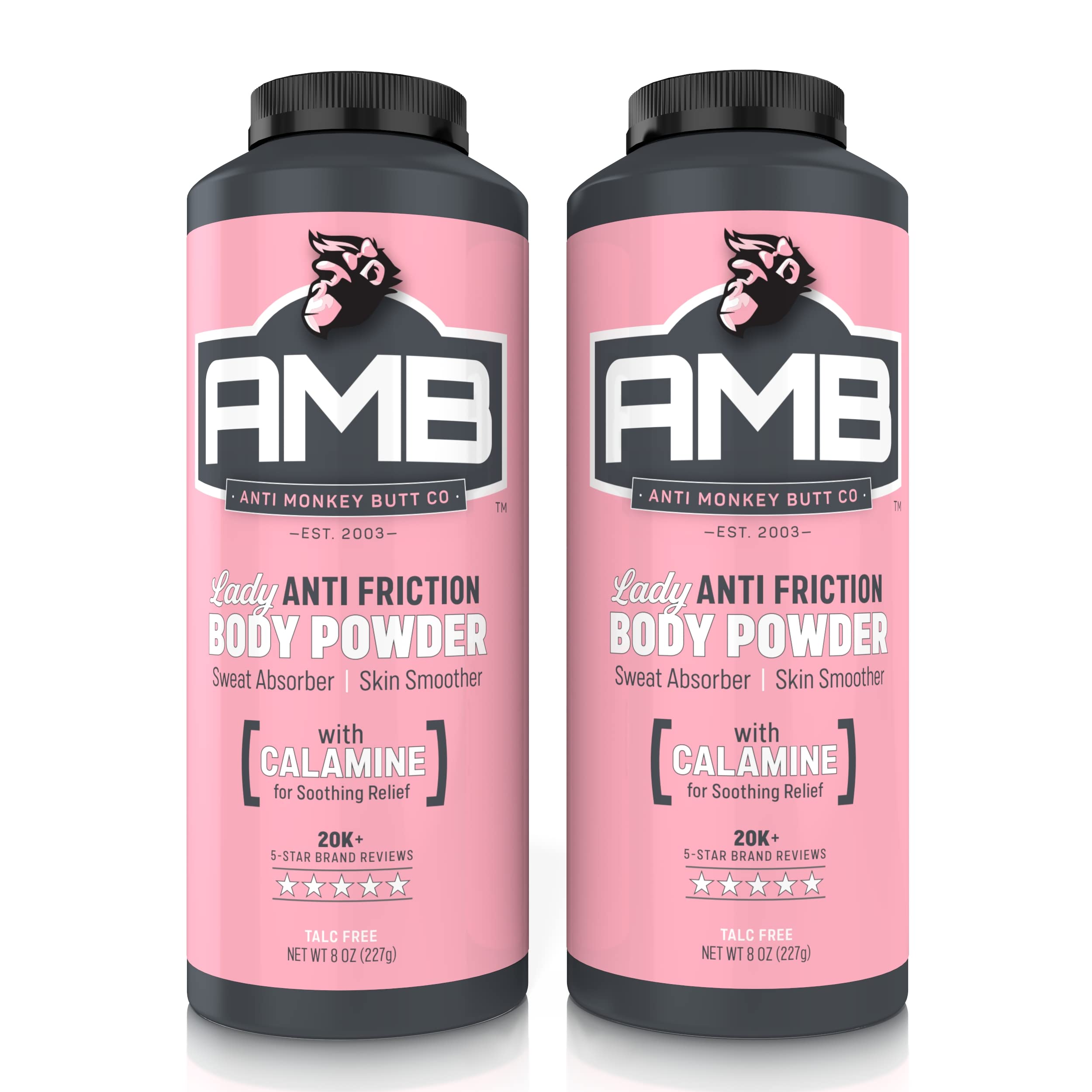 Anti Monkey Butt Lady Body Powder - Talc-Free Moisturizing & Chafing Prevention for Women - Ideal for Workouts, Sports & Hot Weather