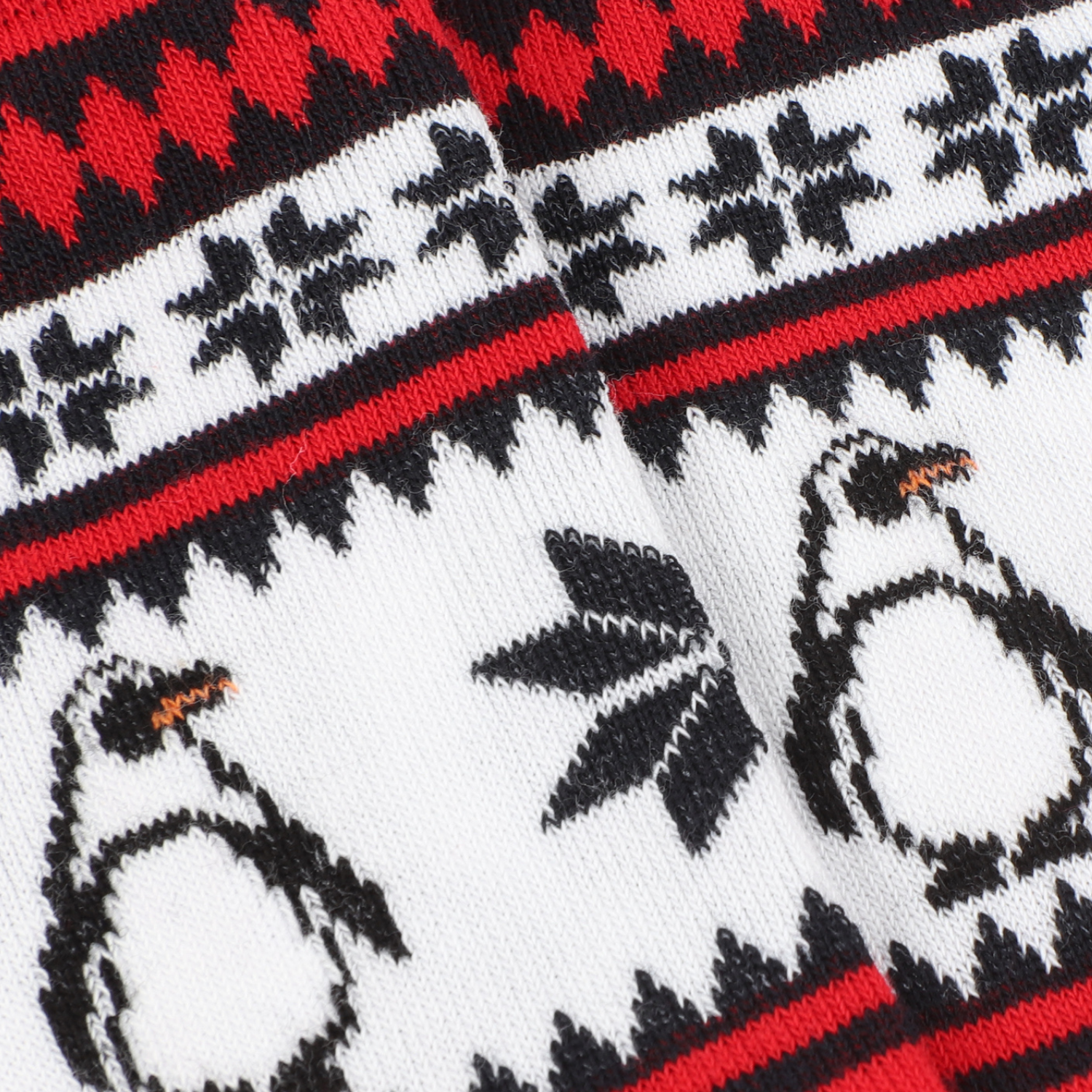 Kids Fair Isle Penguin Cotton Socks - Warm Winter Crew Socks for Boys & Girls - Perfect for School, Play & Cold Weather