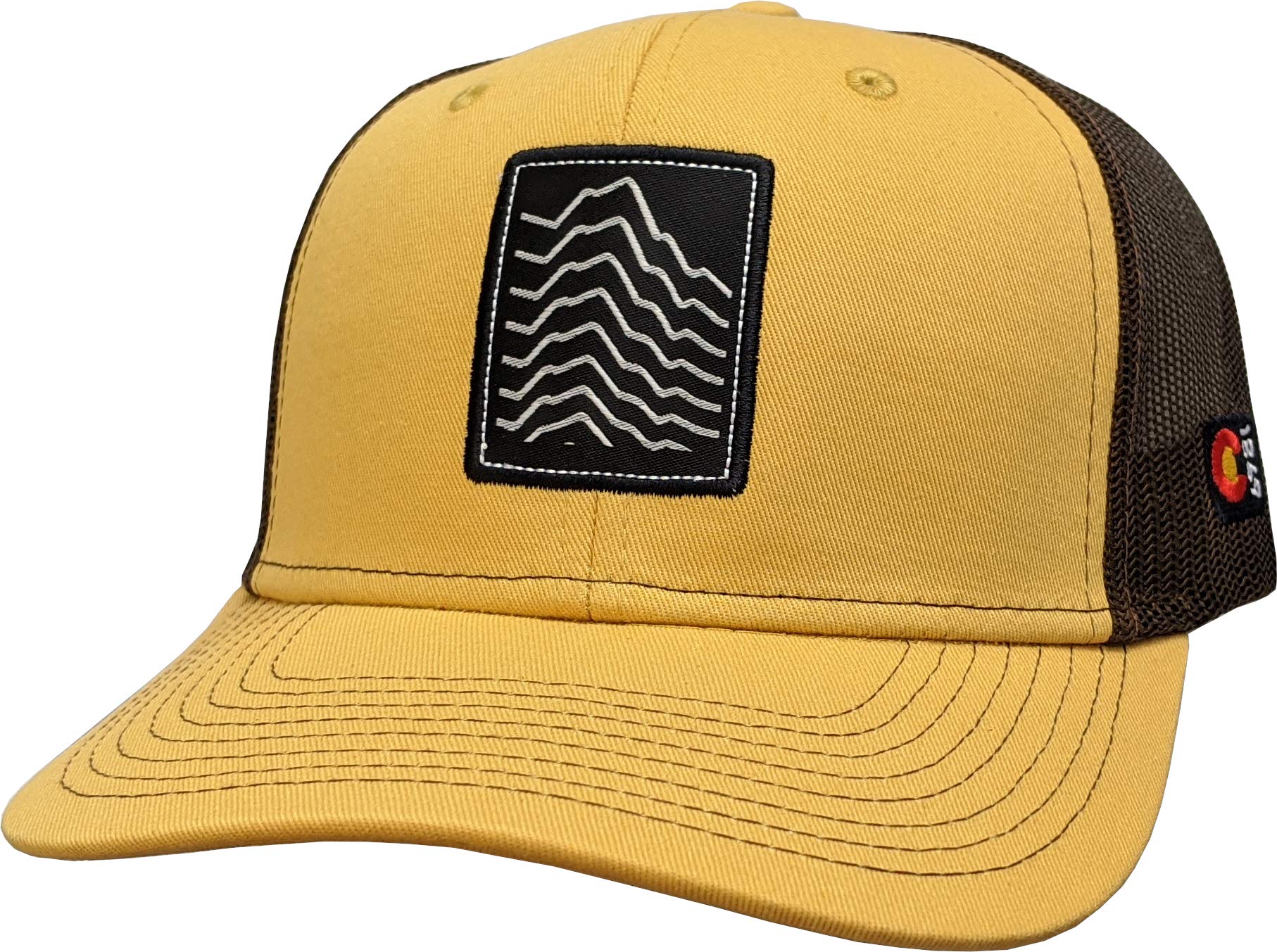 Stylish Trucker Hat - Mountains Series Design for Outdoor Adventures & Hiking | Adjustable Snapback Cap for Men & Women