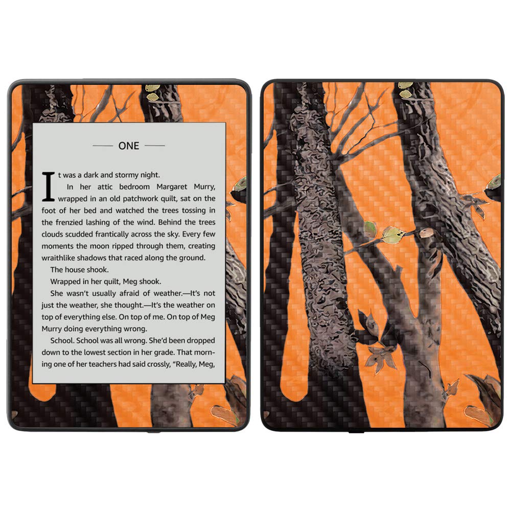 MightySkins Carbon Fiber Skin for Amazon Kindle Paperwhite 2018 (10th Gen) - Arctic Camo Design | Waterproof Protective Cover with Durable Textured Finish | Easy to Apply & Remove | Made in USA | Perfect for Travel, Reading & Outdoor Use