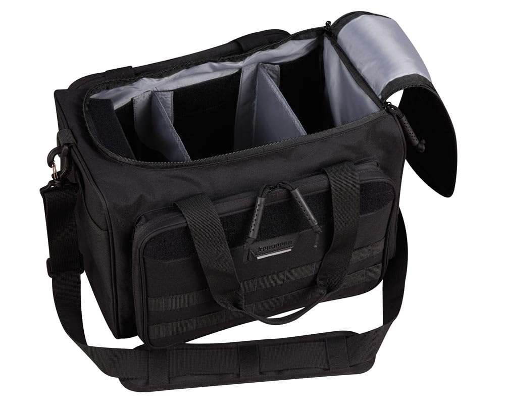 Propper Tactical Range Bag Organizer - Durable Shooting Range Gear for Pistol & Rifle Accessories | Perfect for Gun Range, Hunting & Outdoor Training
