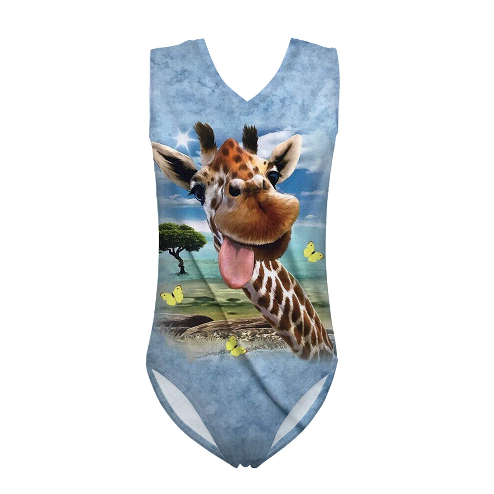 ELEQIN Girls One Piece Swimsuits - Cute Animal Print Bathing Suits for Kids, Teens | Perfect for Swimming, Dance, Gymnastics & Beach Vacations