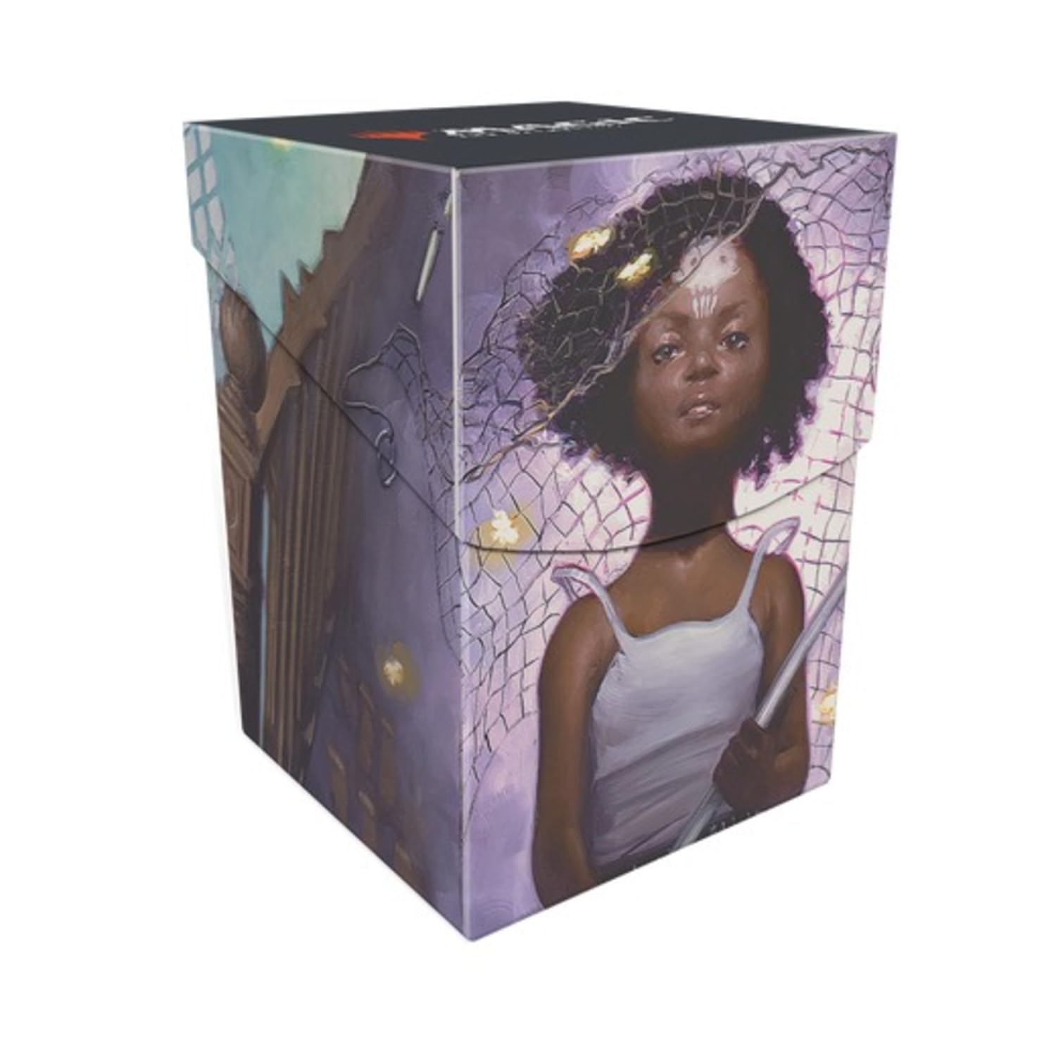 Ultra Pro MTG Duskmourn 100+ Deck Box for Magic: The Gathering - Commander Aminatou, Veil Piercer Edition | Holds 100+ Double Sleeved Cards | Secure Lid with Vibrant MTG Art | Perfect for Game Nights, Tournaments & Card Storage