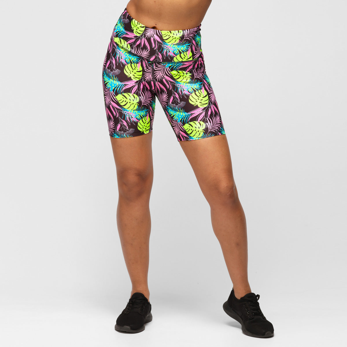 Twilight Palm Running Shorts for Men & Women - Lightweight Quick-Dry Athletic Shorts with Pockets - Perfect for Jogging, Gym Workouts & Outdoor Activities