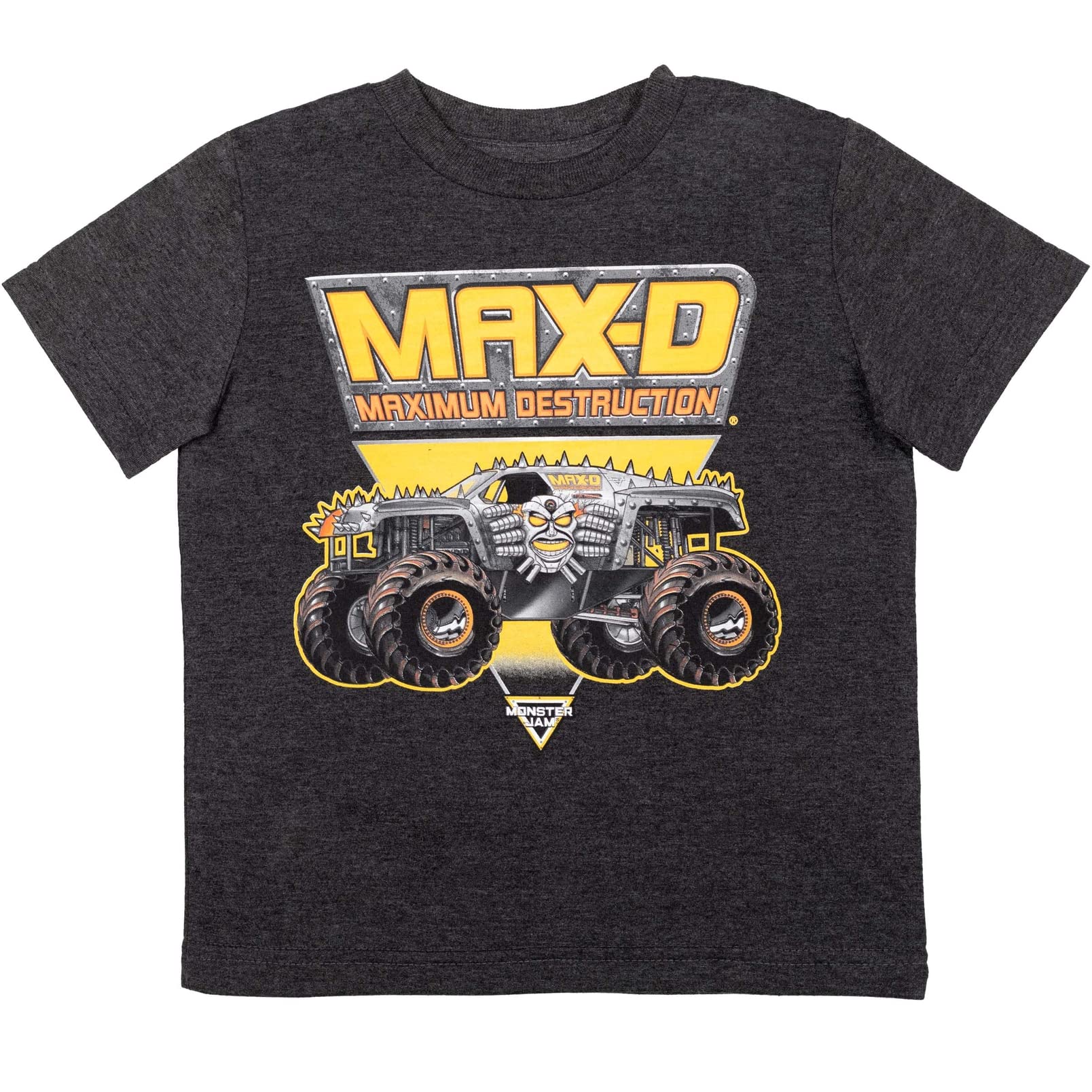 Monster Jam El Toro Loco Zombie Maximum Destruction 4-Pack Graphic T-Shirts for Toddlers & Kids - Perfect for Playdates, Birthday Parties & Monster Truck Shows