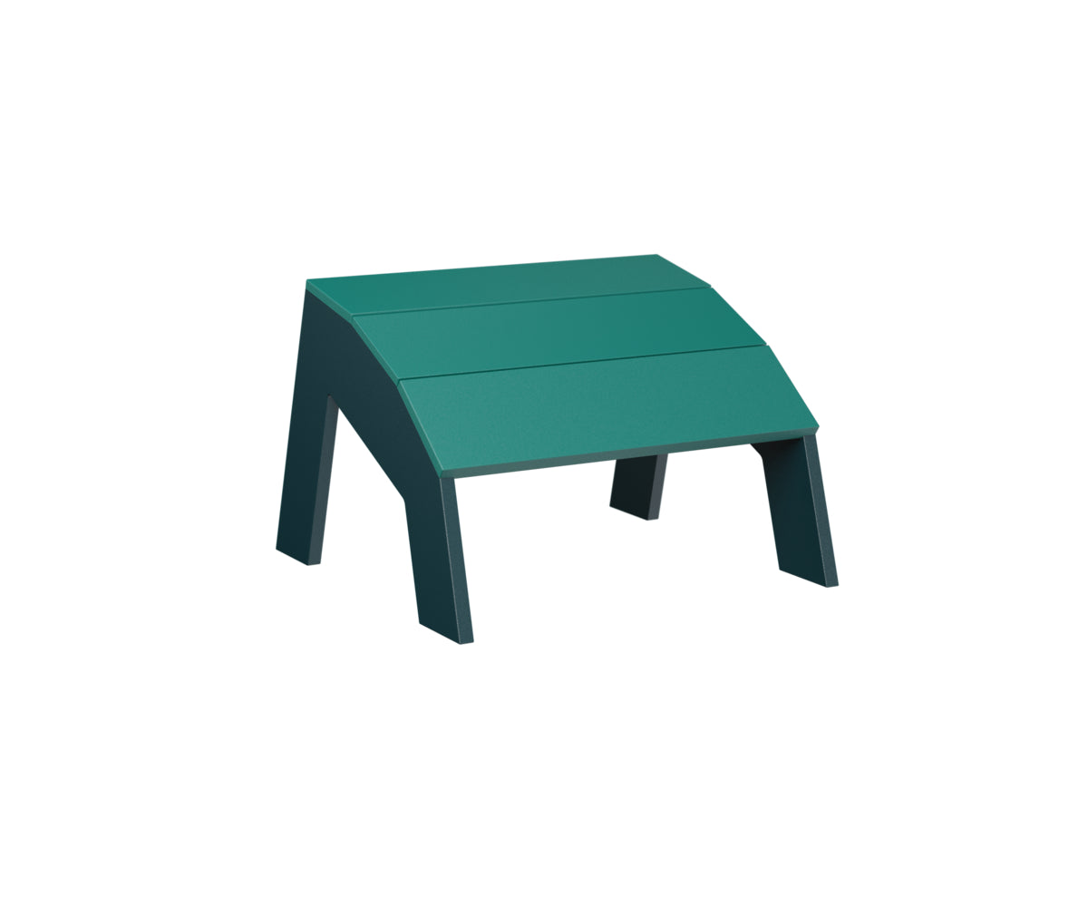 Berlin Gardens Nordic Adirondack Footstool - Outdoor Patio Furniture, Solid Wood Footrest for Garden, Deck & Poolside Relaxation