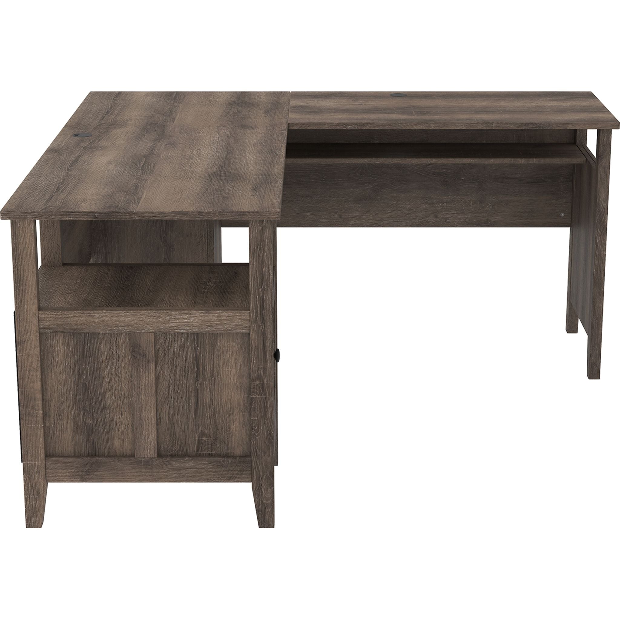 Arlenbry 2-Piece Modern Office Desk Set in Gray - Perfect for Home Office, Study Room & Small Workspace