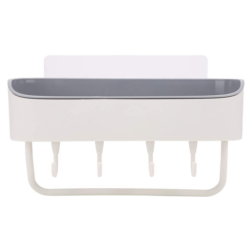 Shampoo & Body Wash Storage Rack - Bathroom Organizer Holder for Shower Essentials, Creamy White | Space-Saving Shower Caddy for Shampoo, Conditioner & Soap | Perfect for Small Bathrooms & Apartment Showers