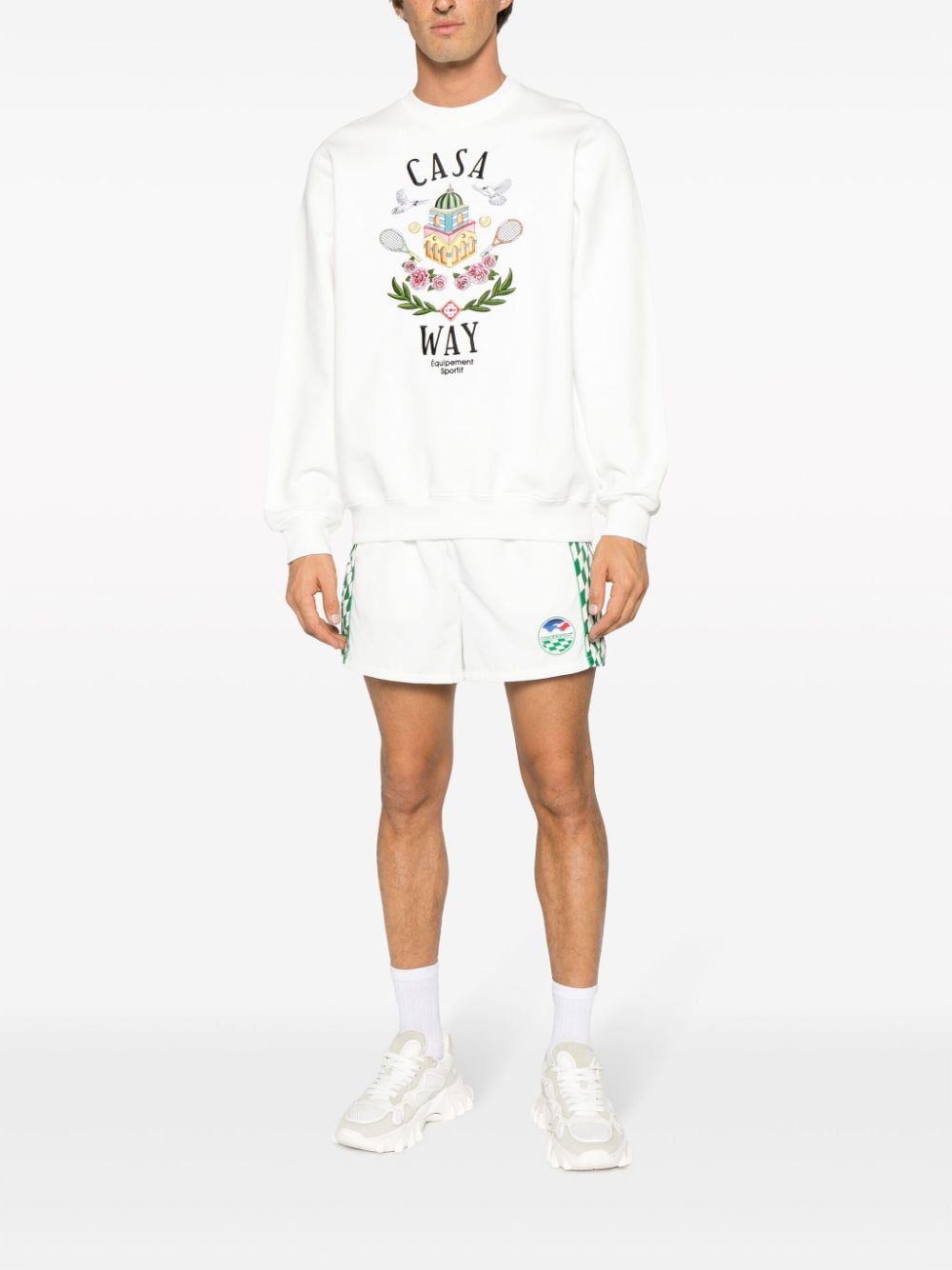 Casablanca White Sweaters for Women - Soft & Cozy Knit Pullover - Perfect for Winter & Fall Fashion