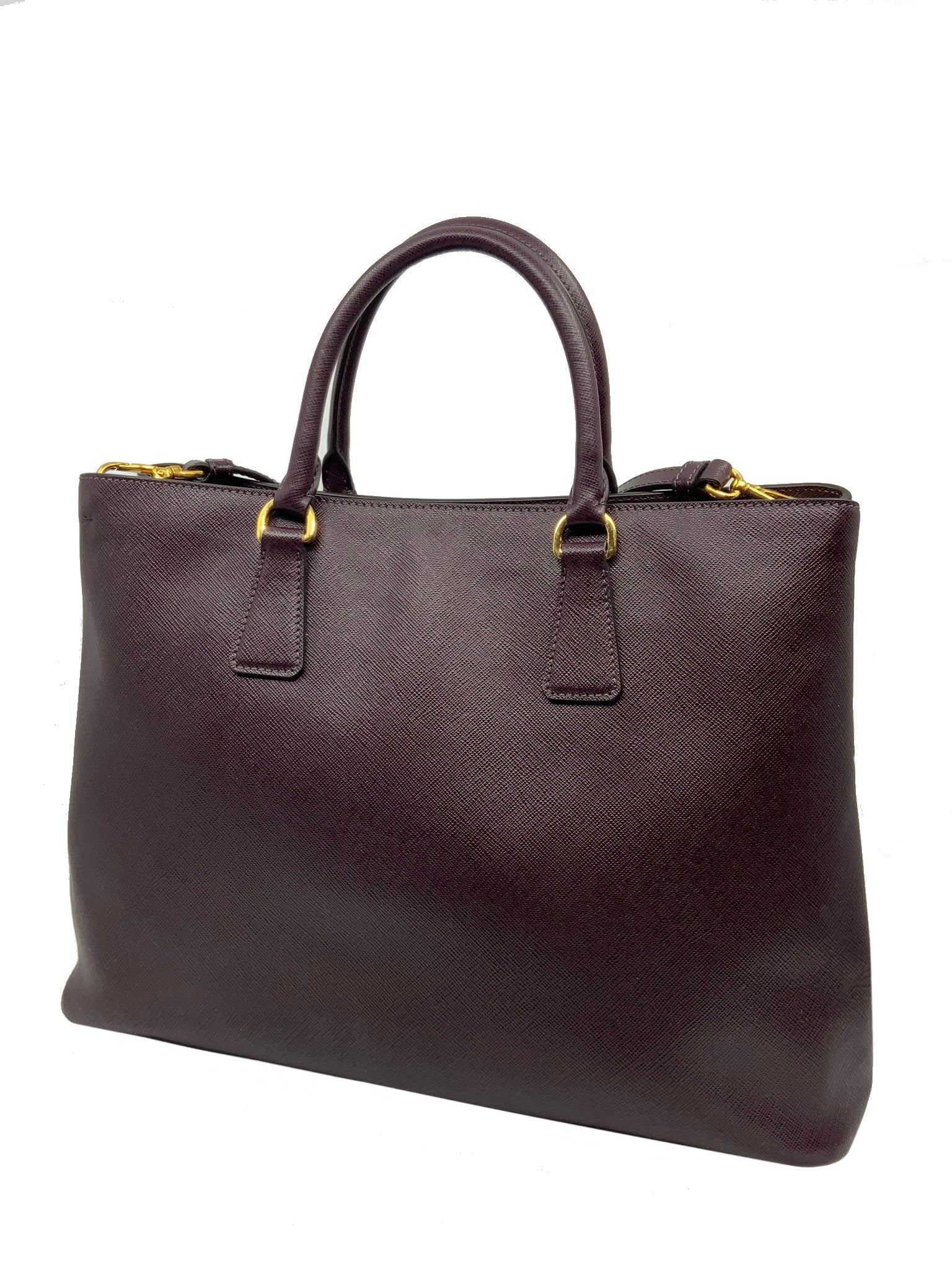 Prada Saffiano Leather Small Tote Bag for Women | Luxurious Designer Handbag for Work, Travel & Everyday Use