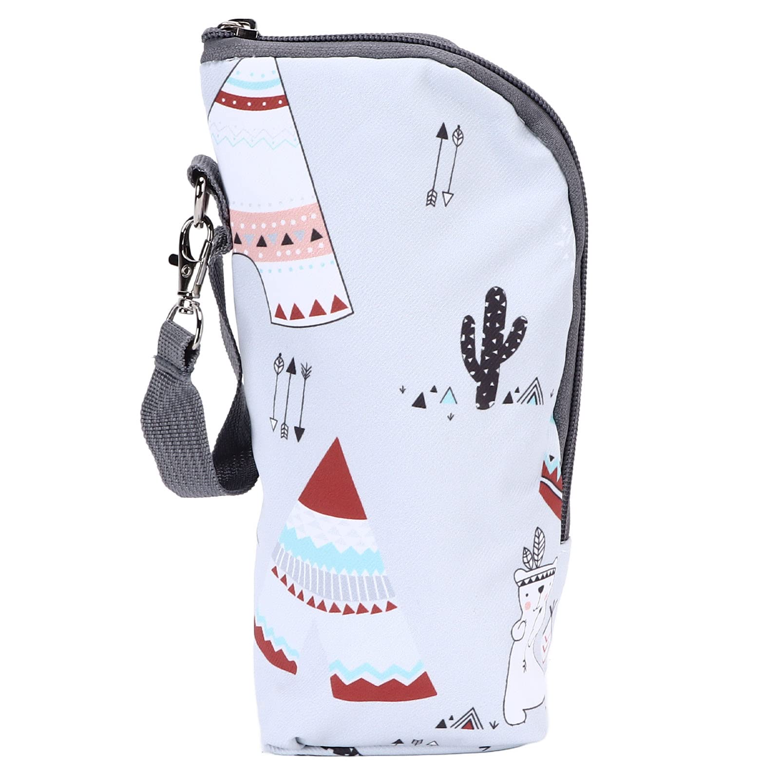 **Insulated Baby Bottle Bag - Cute Pattern Portable Bottle Holder for Milk & Drinks - Perfect for Strollers, Diaper Bags & On-the-Go Parents**