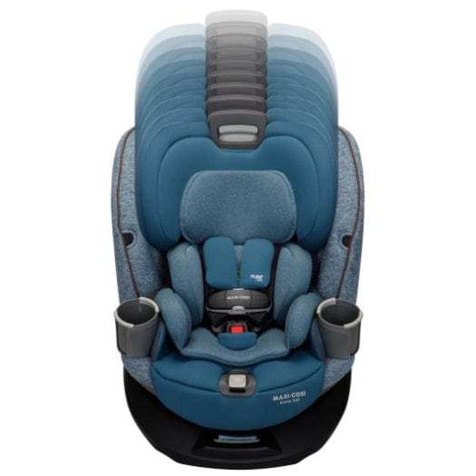 Maxi Cosi Emme 360 All-in-One Convertible Car Seat for Infants & Toddlers - 5-120 lbs - Easy Installation & 360° Rotation - Perfect for Travel & Everyday Use