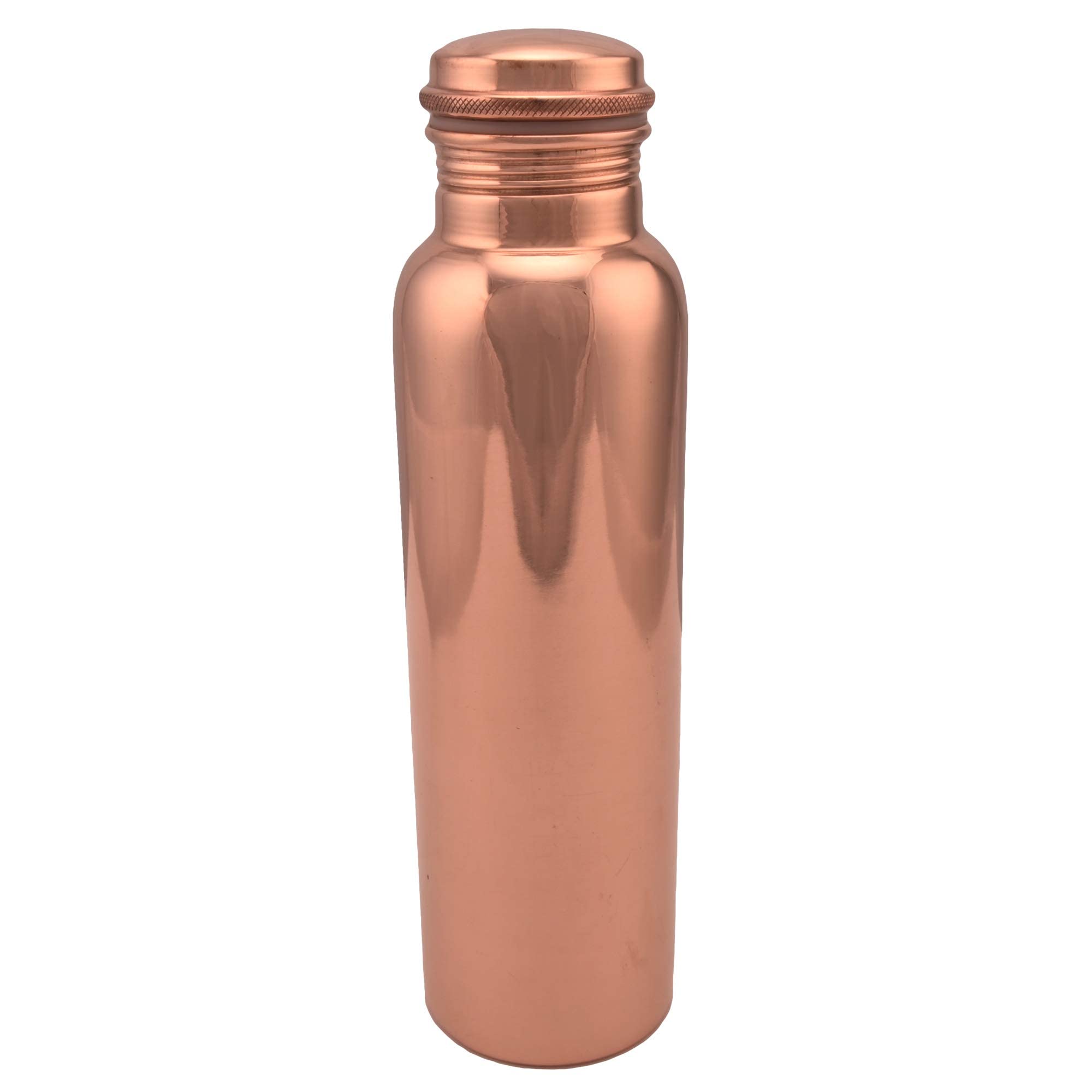 Ayurvedic Pure Copper Water Bottle 34oz - Natural Health Benefits for Hydration, Detox & Immunity - Ideal for Sports, Gym, Yoga & Travel - Made in India - BPA-Free & Eco-Friendly