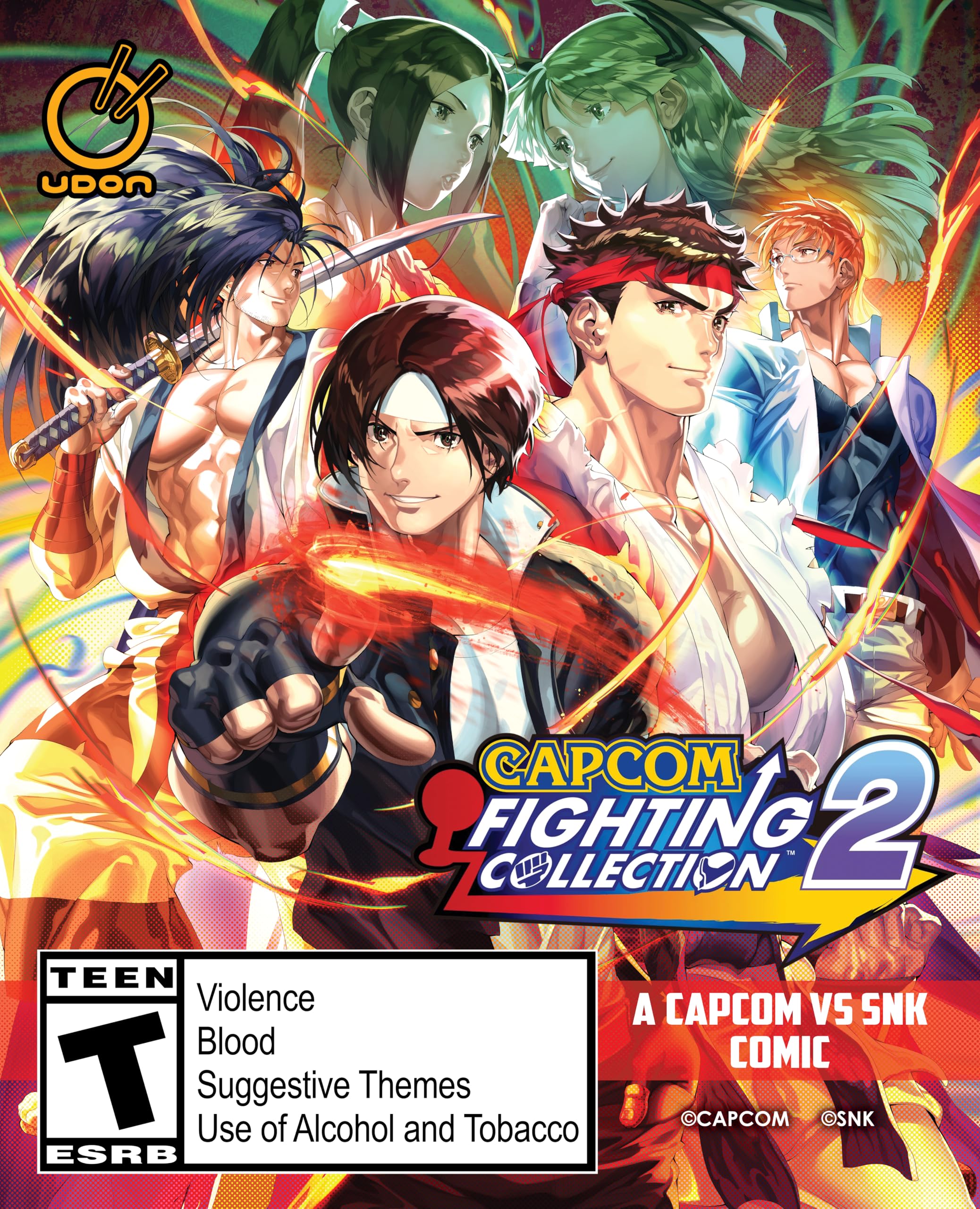 Capcom Fighting Collection 2 for Nintendo Switch - Classic Arcade Fighting Games Bundle | Perfect for Home Gaming & Competitive Play