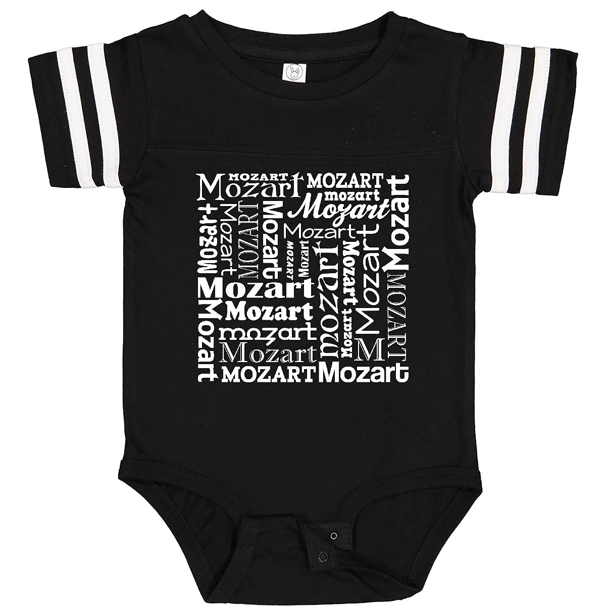 Inktastic Mozart Fan Baby Bodysuit - Cute Musical Onesie for Infants & Newborns - Perfect Gift for Music Lovers & Baby Showers
