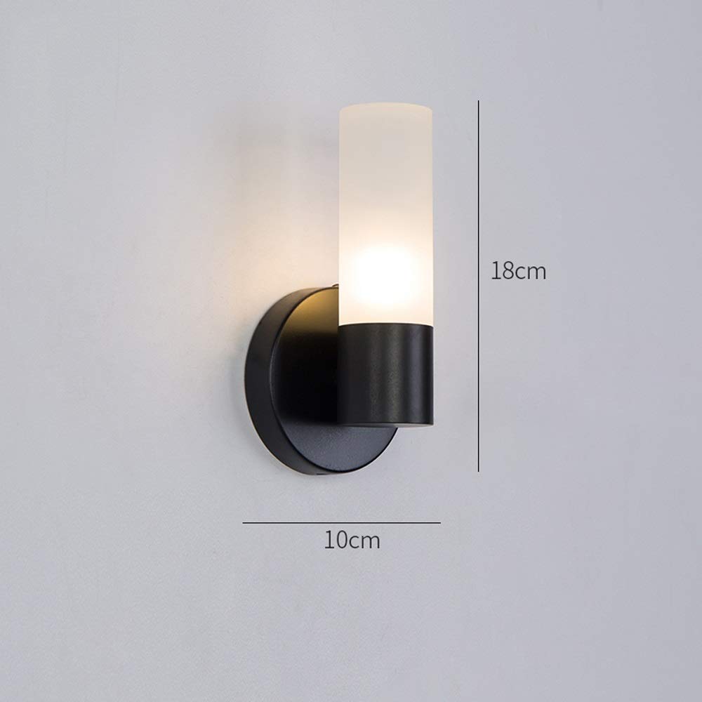 Nordic Black Wrought Iron Wall Sconce - Candle Lamp Shade with G9 Base for Bedroom, Stairway & Hotel Lighting | Decorative Wall Light for Cafe, Bar & Reading Nook