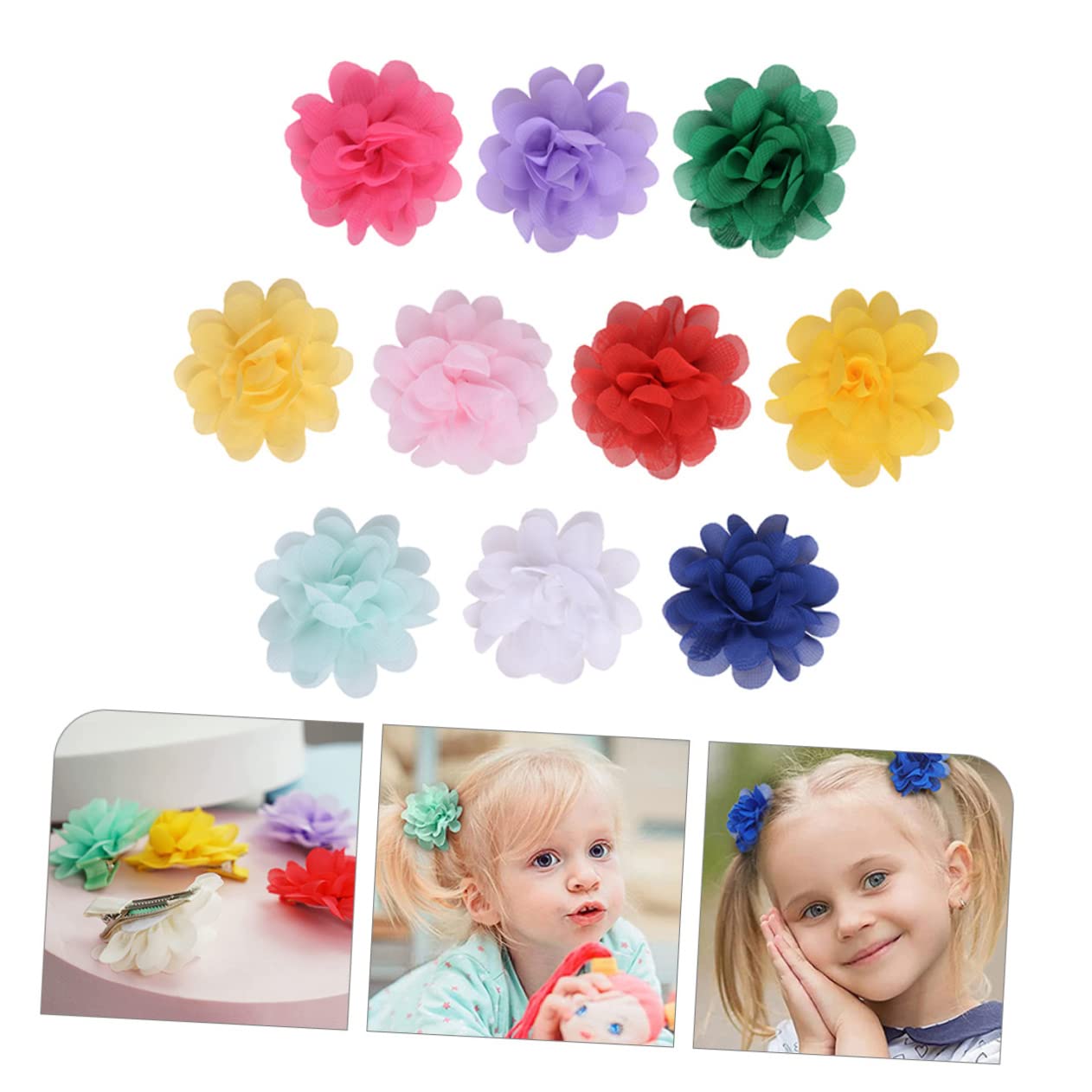 Totority 20 Pcs Spinning Hair Clips for Girls & Bridal Hair Accessories - Perfect for Parties & Weddings