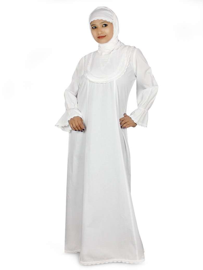 Elegant Faria Abaya - Modest Muslim Dress for Women - Perfect for Prayer, Eid, and Special Occasions