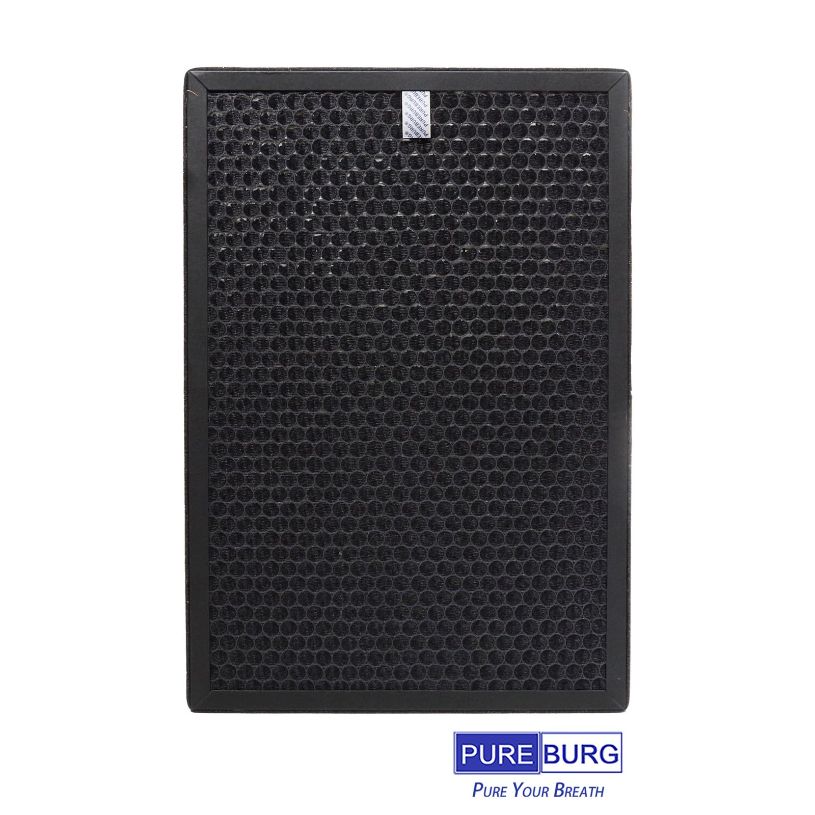PUREBURG H13 True HEPA + Activated Carbon 2-in-1 Replacement Air Filter Compatible with BreathePlus Pro Smart Air Purifier - Removes Dust, Pollen, VOCs for Cleaner Indoor Air in Bedrooms, Offices & Living Spaces