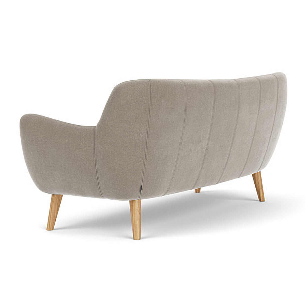 Herman Fabric 3-Seater Sofa - Modern Living Room Couch for Small Spaces, Comfortable Sectional Sofa for Apartment, Dorm & Home Decor | Perfect for Relaxing, Entertaining & Family Gatherings