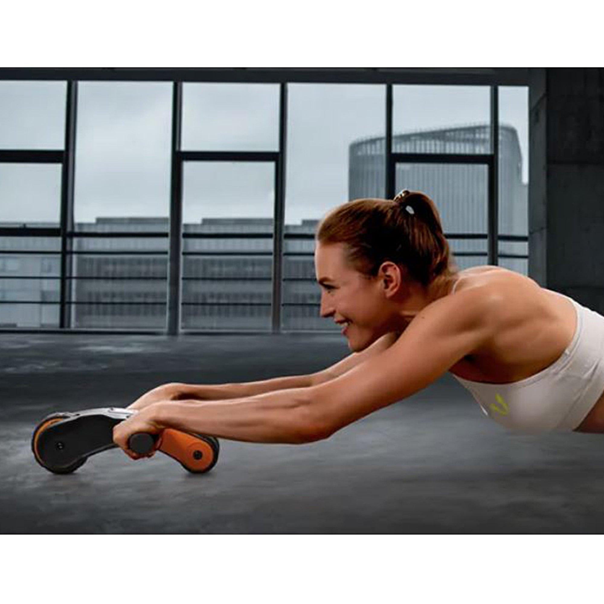 Best Ab Wheel Roller for Core Workouts - Foldable Abdominal Exercise Wheel for Home & Gym - Strengthen Abs, Back & Shoulders - Perfect for Fitness Enthusiasts & Beginners