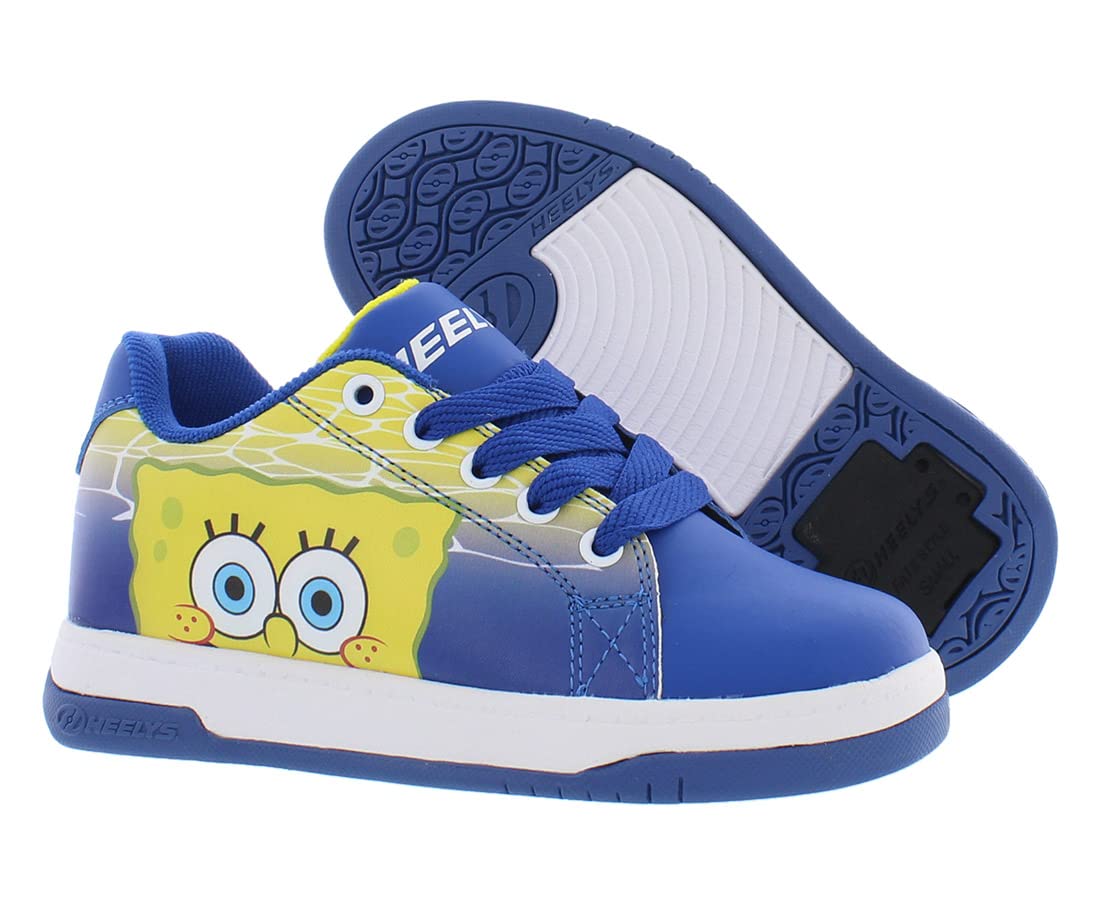 **HEELYS Unisex Kids Spongebob Wheeled Sneakers - Fun Light-Up Shoes for Boys & Girls, Perfect for Playground, Skate Parks & Outdoor Activities**