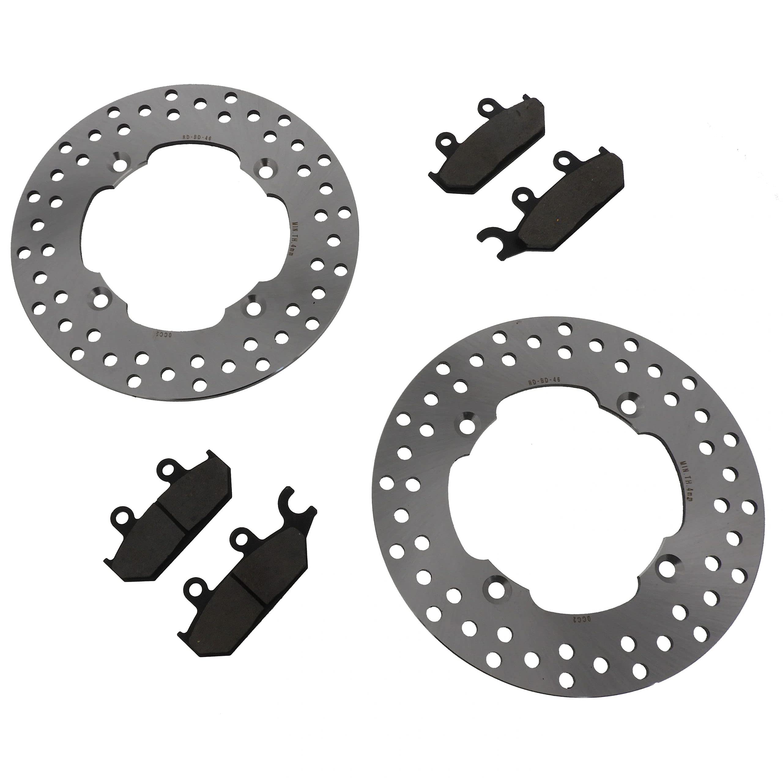 Can-Am Maverick 1000R Turbo EFI XRS Front Brake Rotors & Pads Kit - High Performance Off-Road Braking System for Dune Bashing & Trail Riding