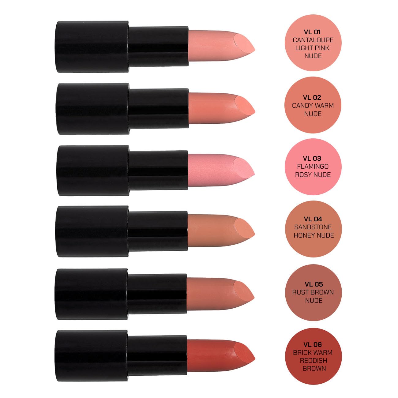 Radiant Professional Advanced Care Lipstick - Ultra Nourishing Matte Lipstick with Vitamin E & UV Protection | Long Lasting Moisturizing Lip Color | Velvet Finish (04 Sandstone - Honey Nude) | Perfect for Daily Wear, Special Occasions & Sun Protection
