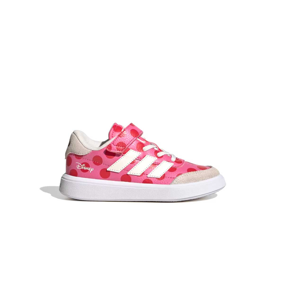 Disney Minnie Mouse Kids Court Block Sneakers - Pink Fusion Off White | Comfortable & Stylish for School, Play & Everyday Wear