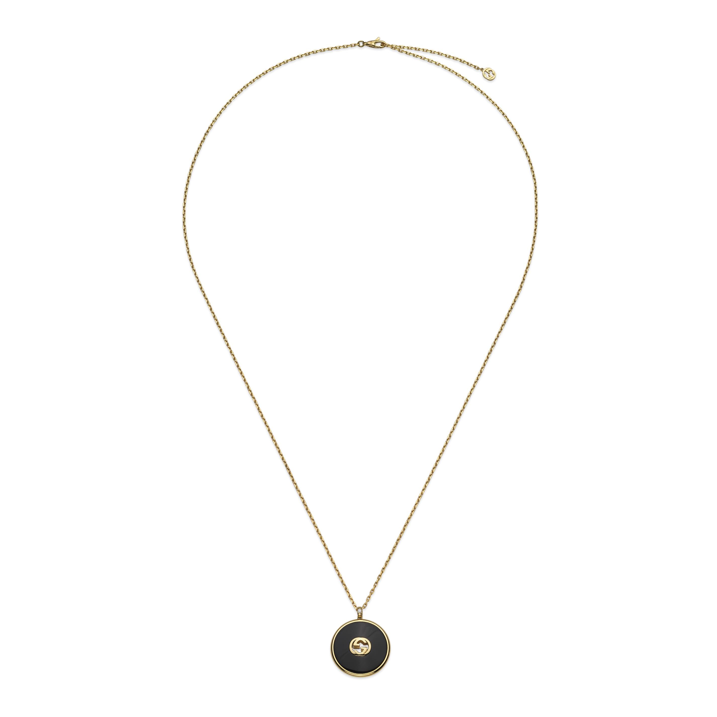 Gucci Interlocking 18K Yellow Gold Chain Necklace YBB789340001 - Luxury Jewelry for Women, Perfect for Parties, Weddings & Special Occasions