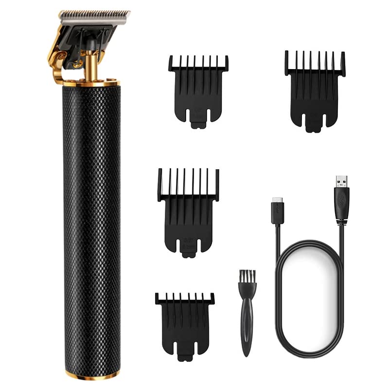 Professional Barber Scissors & Cordless Hair Clippers for Men - Zero Gap Electric Hair Trimmer & Beard Clipper Kit for Home & Salon Use