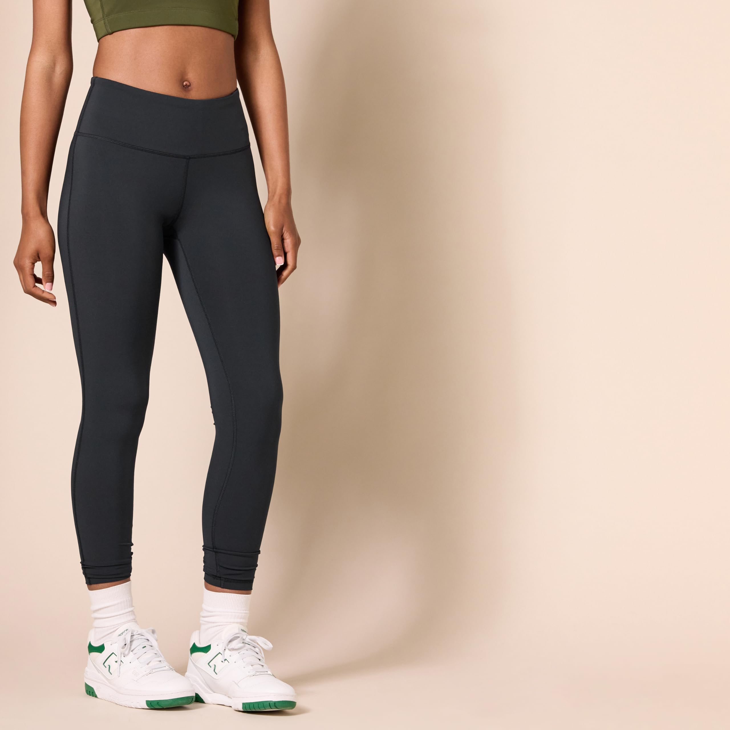 Amazon Essentials Women's Active Sculpt Leggings - Mid Rise, Full Length Yoga Pants for Workout & Athleisure (Plus Size Available) - Perfect for Gym, Running, Pilates & Casual Wear