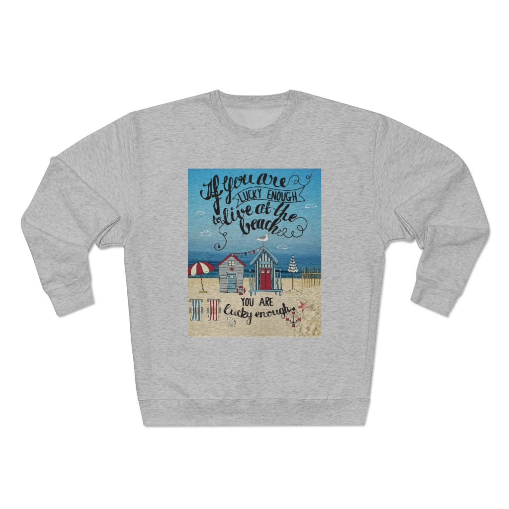 Lucky Enough Sweatshirt - Trendy Unisex Pullover for Men & Women | Cozy Casual Wear for Everyday, Street Style & Lounge Outfits