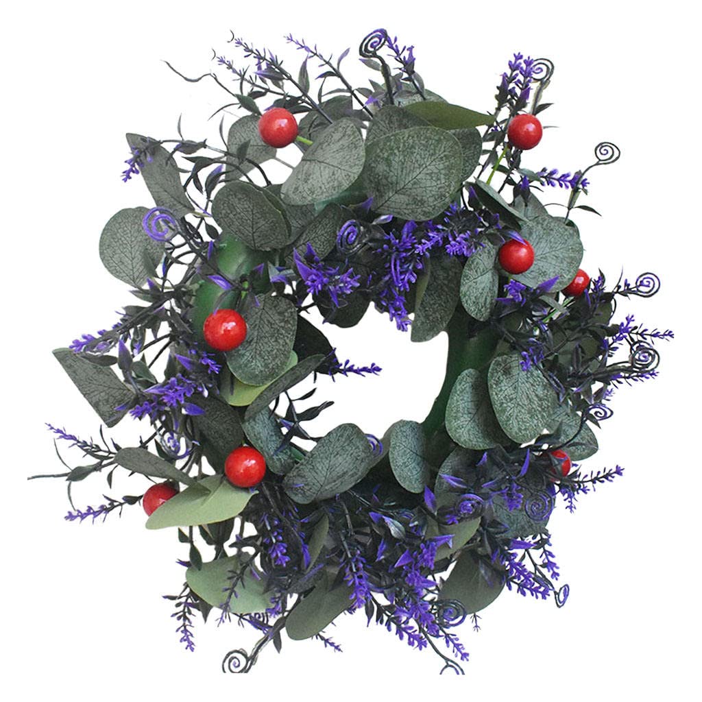 Lavender Wreath for Front Door - 12