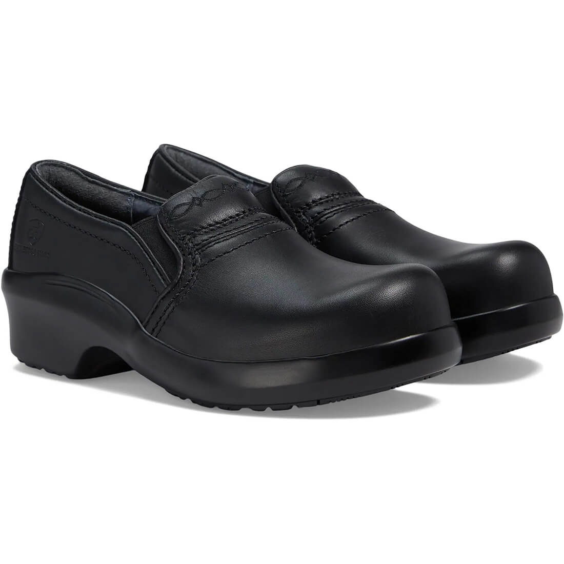 Expert Safety Clog SD Women's Black Composite Toe Work Shoes - Slip Resistant & Comfortable for Nurses, Chefs & Industrial Workers