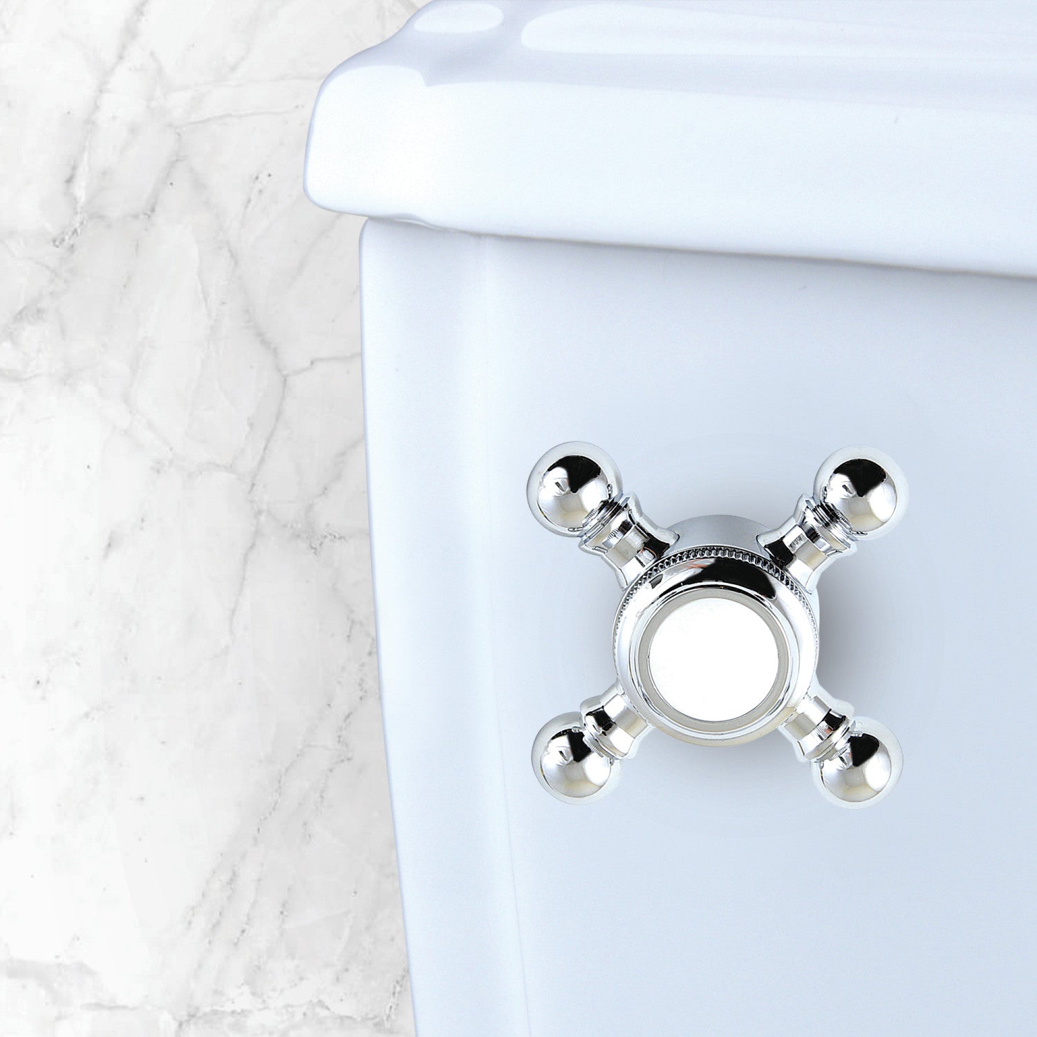 Buckingham KTBX1 Front Mount Toilet Tank Lever - Polished Chrome Replacement Handle for Toilet Flush - Perfect for Bathroom Renovation & Plumbing Repair