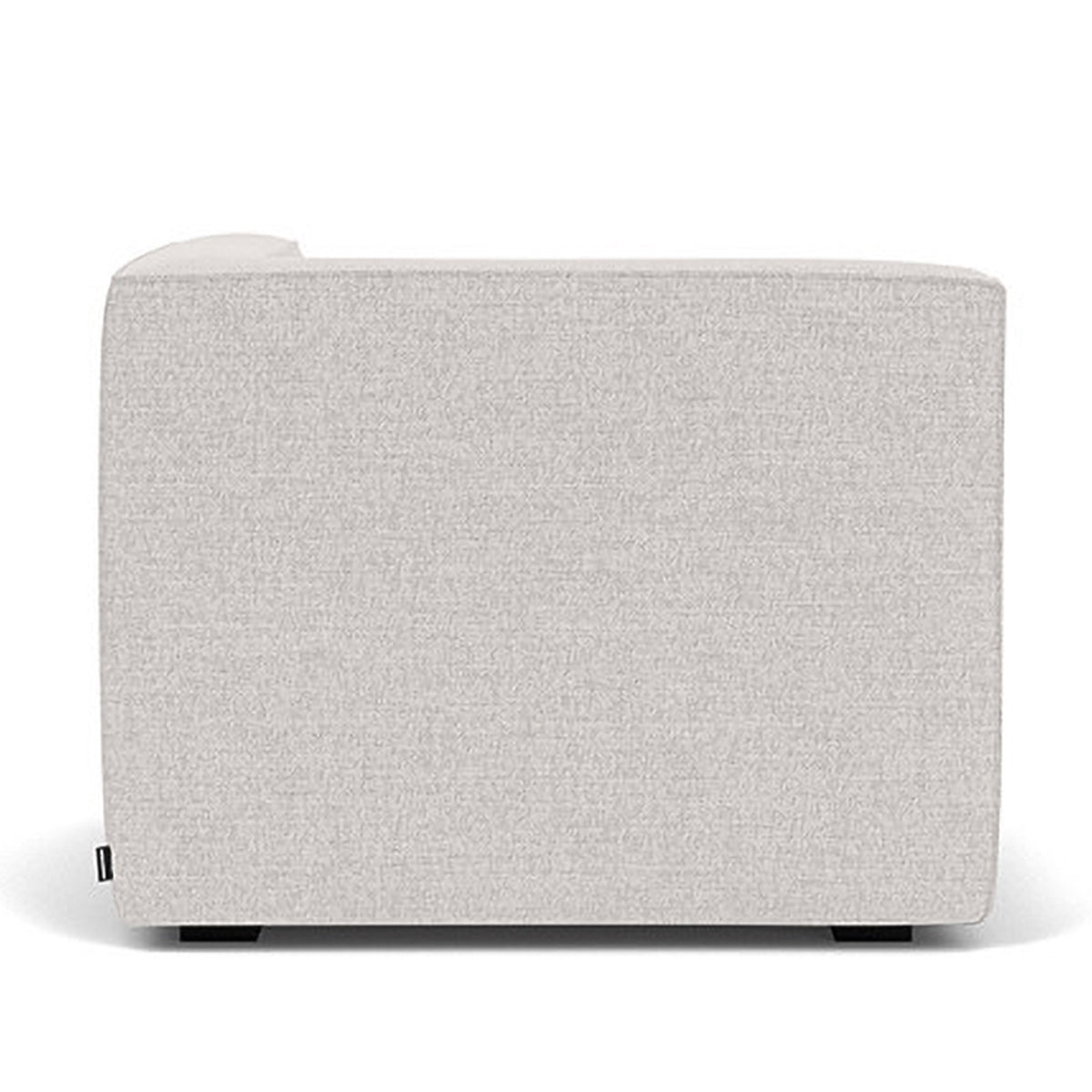 1-Seater Right Corner Modular Sofa in Durable Dane Fabric - Perfect for Small Apartments, Living Rooms & Cozy Spaces