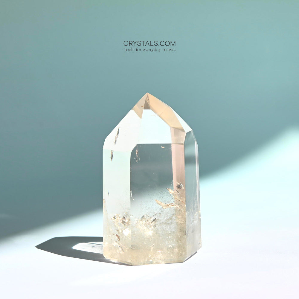 Natural Clear Quartz Crystal Point - Healing Stone for Meditation, Energy Cleansing & Chakra Balancing | Perfect for Home Decor, Yoga & Spiritual Practices