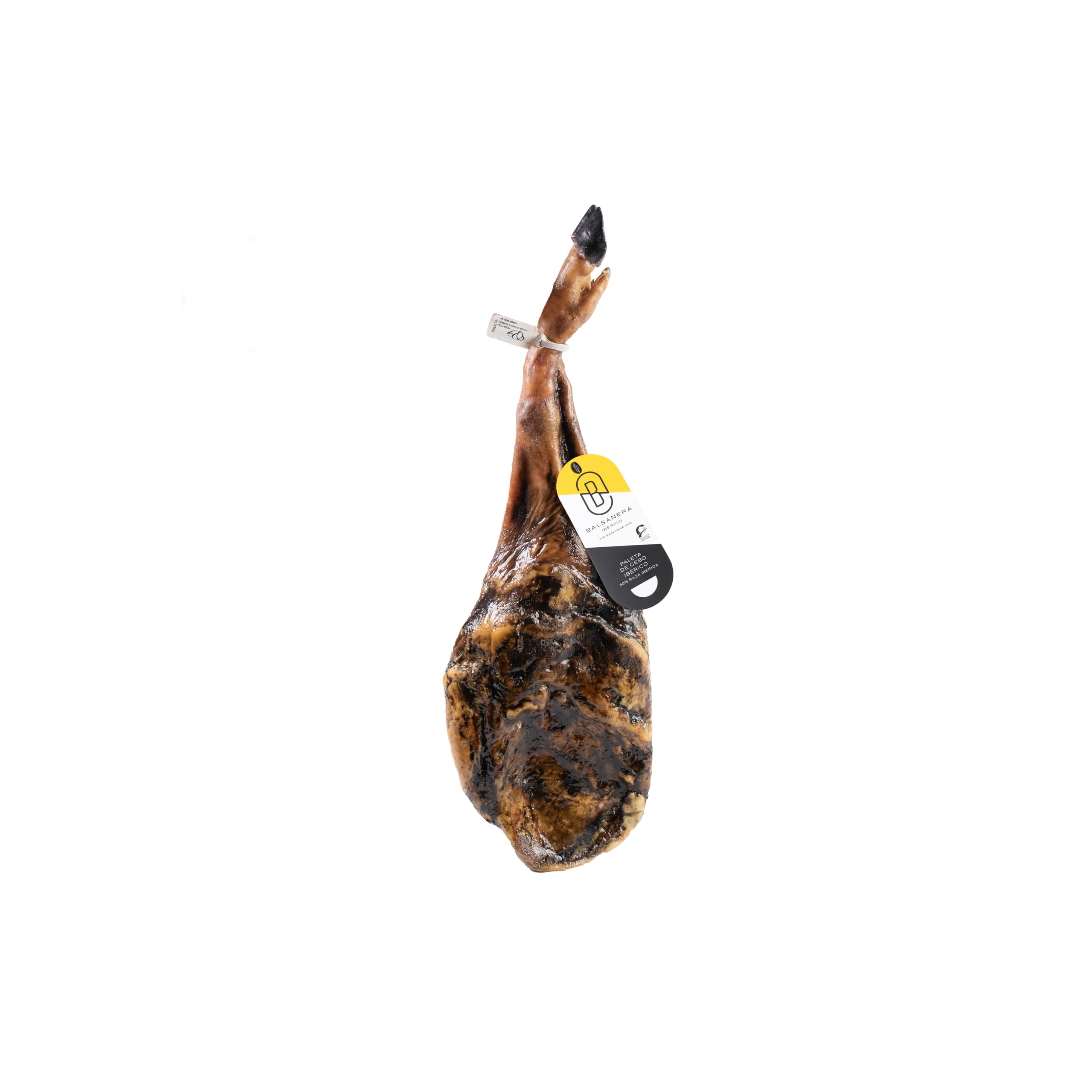 Premium Iberico Pork Shoulder - Balsanera Cebo 50% R.I. | Approx 4-4.5 Kg | 20-30 Months Curing | Perfect for Gourmet Charcuterie Boards & Spanish Cuisine